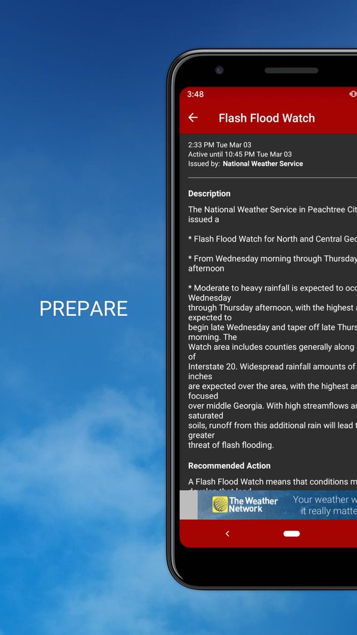 The Weather Network Ảnh chụp màn hình trò chơi