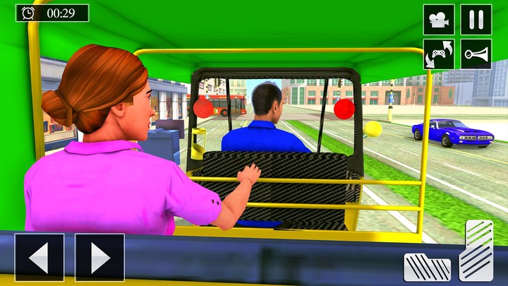 City Rickshaw Driving Games 3d‏