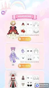 Sweet Girl: Doll Dress Up Game(ملابس غير مقفلة) screenshot image 5