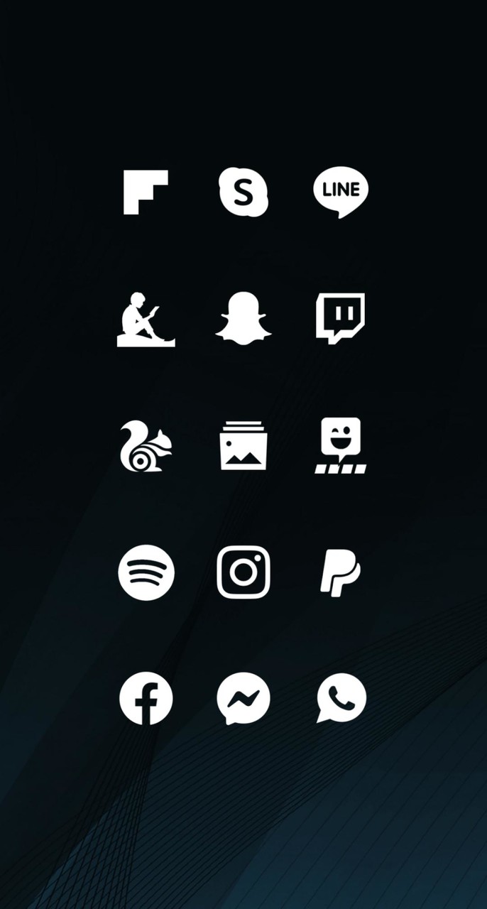 Whicons - White Icon Pack