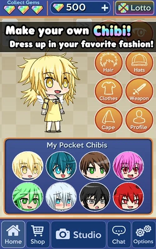 Pocket Chibi - Anime Dress Up(Unlimited Currency)