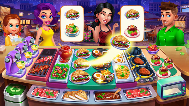 Cooking Sizzle: Master Chef(tiền không giới hạn) screenshot image 1 Ảnh chụp màn hình trò chơi