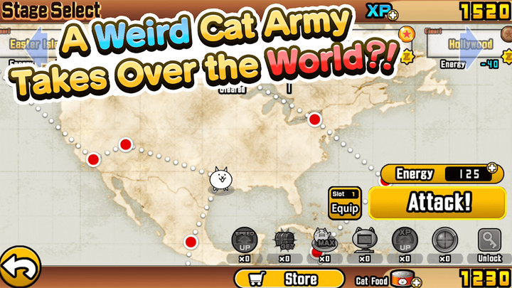 The Battle Cats(Tiền tệ không giới hạn) screenshot image 1 Ảnh chụp màn hình trò chơi