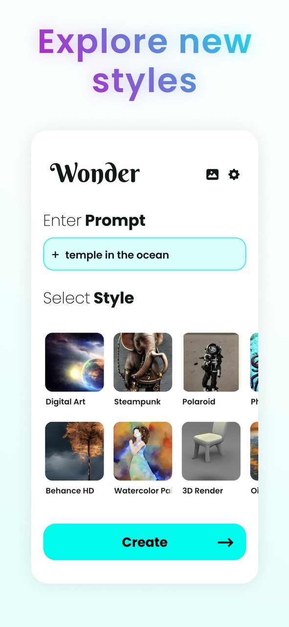 Wonder - AI Art Generator_playmod.games