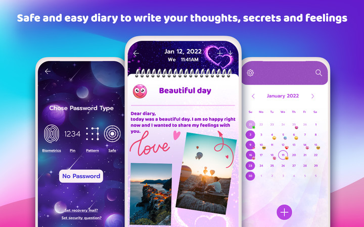Secret Diary with Lock Photos_playmod.games