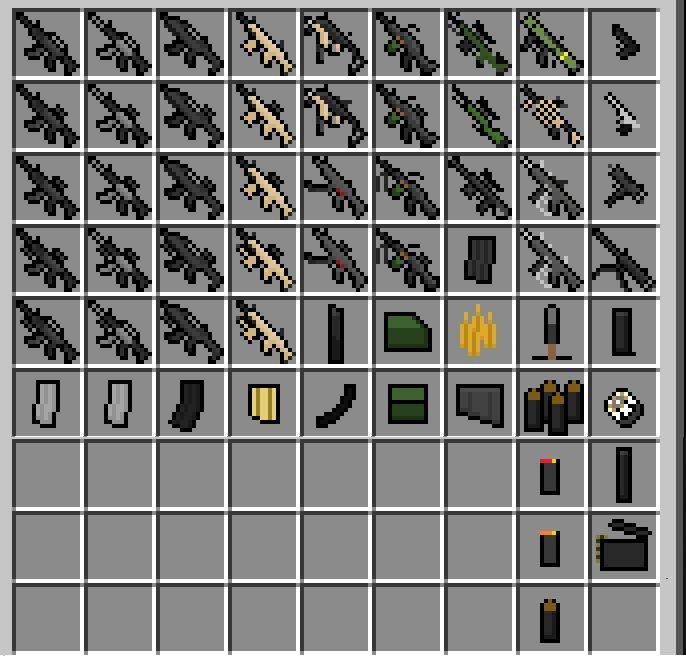 Gun Mod for Minecraft_playmods.games