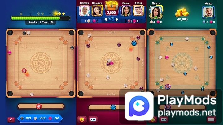 Carrom King(Unlimited Money) screenshot image 5_playmods.games