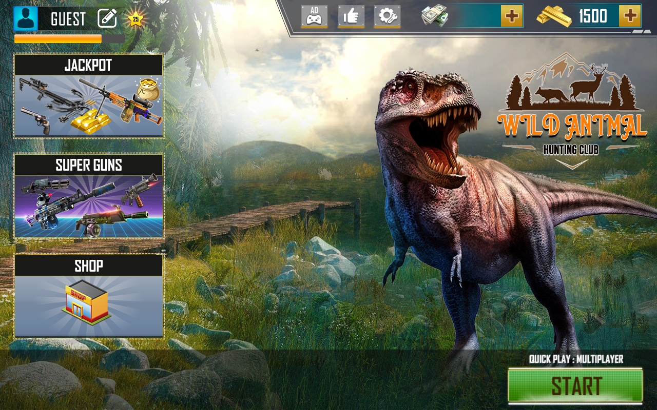 Dinosaur Game: Hunting Games