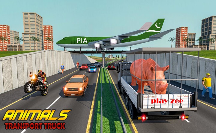 Farm Animals Transport Truck Ảnh chụp màn hình trò chơi