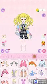 Sweet Girl: Doll Dress Up Game(ملابس غير مقفلة) screenshot image 2