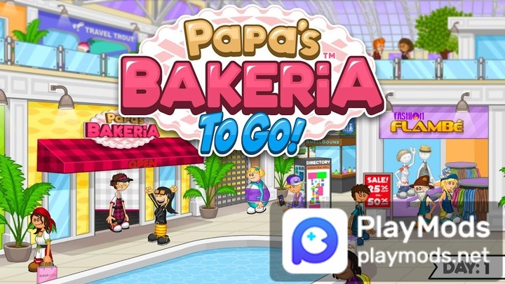 Papa's Bakeria To Go!(Unlimited money) screenshot image 1_playmod.games