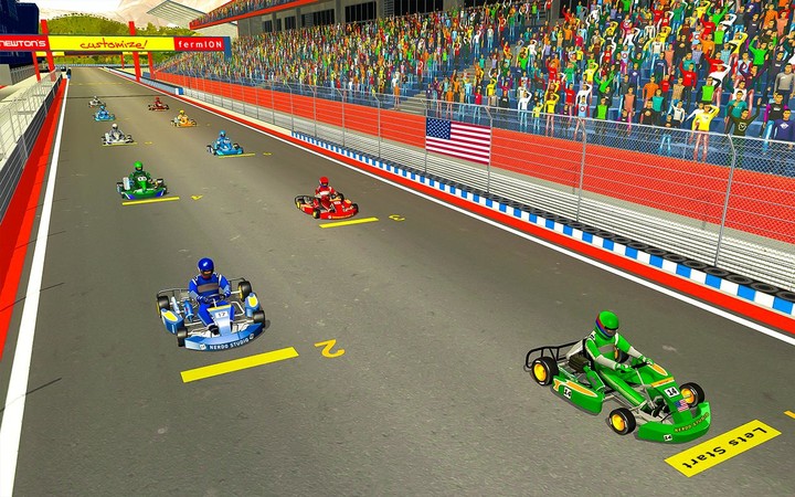 Jeux de course de kart 3D