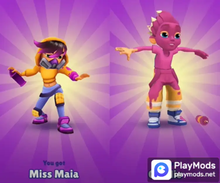 Novos mods do Subway Surfers - Desbloqueie todos os personagens, skates e  muito mais