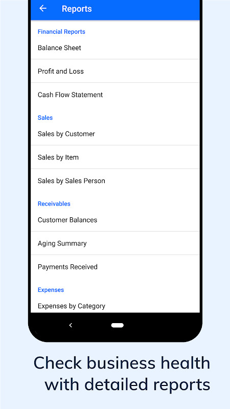 Zoho Invoice - Billing app‏
