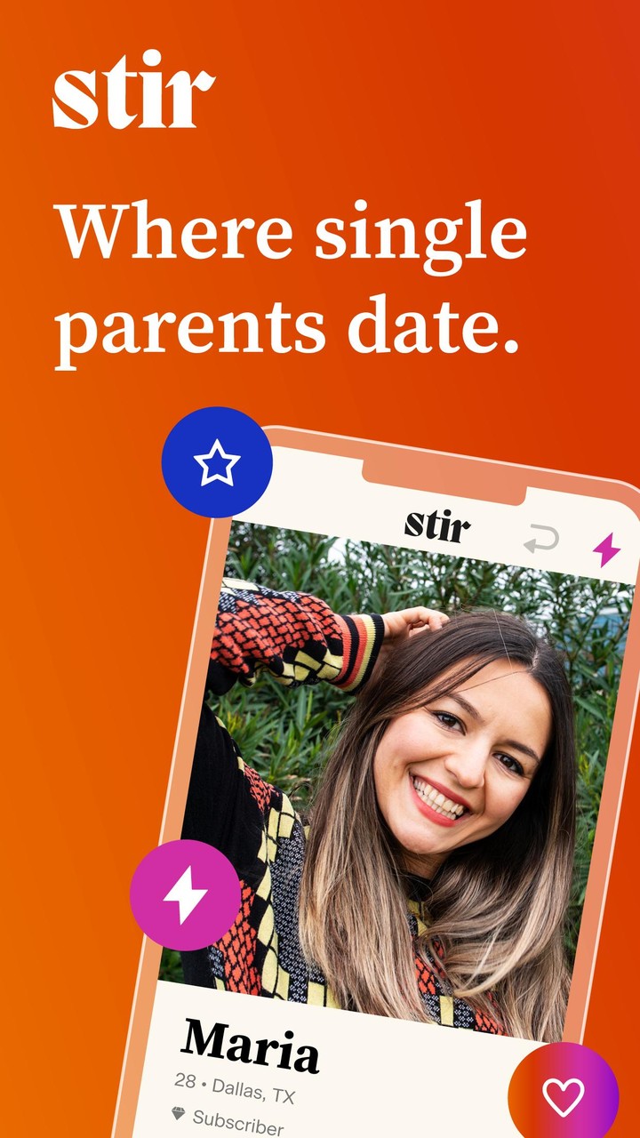 Stir - Single Parent Dating Ảnh chụp màn hình trò chơi