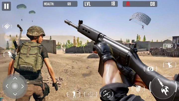 Squad Fire Gun Games - Battleg Ảnh chụp màn hình trò chơi