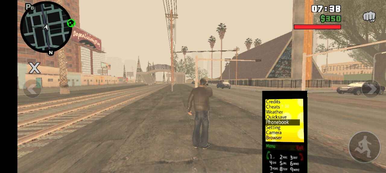 Grand Theft Auto: San Andreas(เลียนแบบ GTA4 + เมนูในตัว) Game screenshot  1