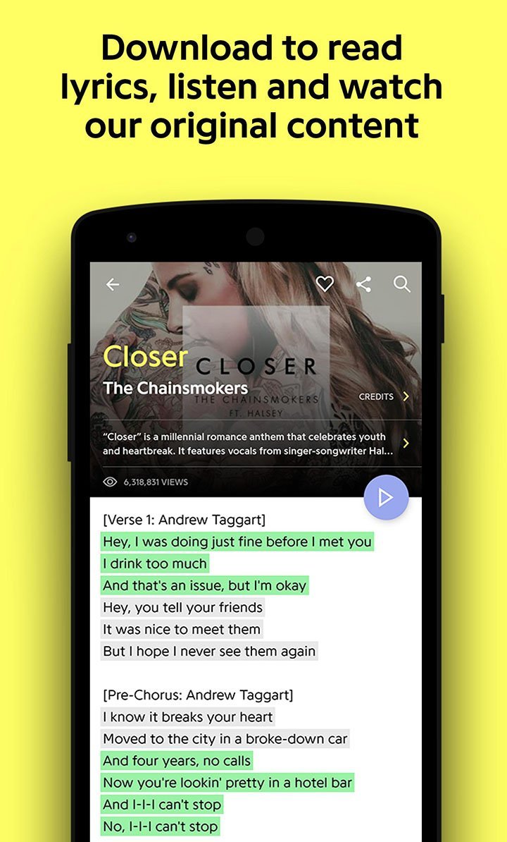 Genius — Song Lyrics Finder(Quảng cáo miễn phí) screenshot image 2