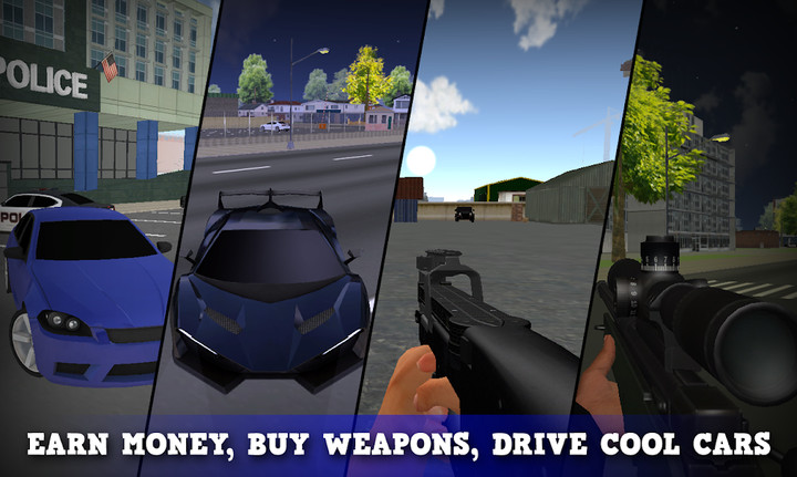 Justice Rivals 3 - Cops and Robbers(Unlimited Money) screenshot image 3_playmods.games