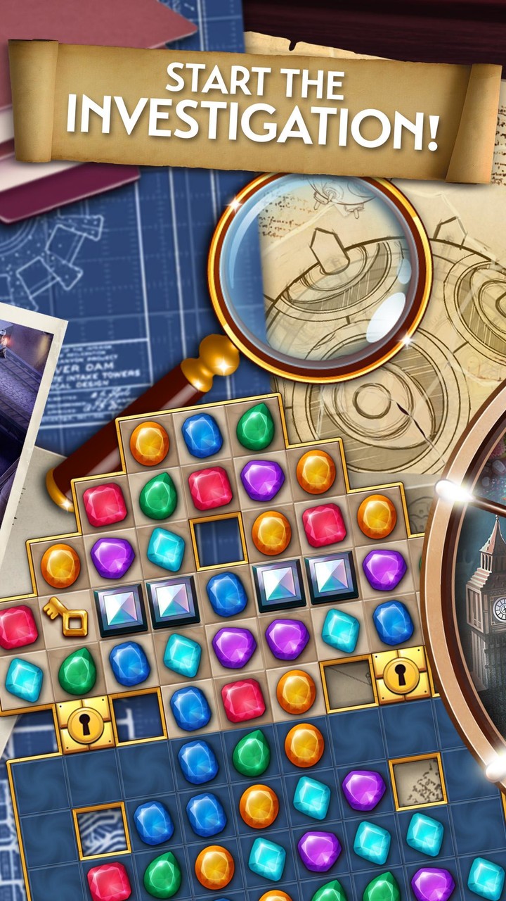 Mystery Match - Puzzle Match 3‏