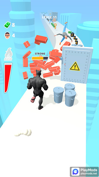 Muscle Rush - Smash Running Game(Unlimited Money) screenshot image 4_playmod.games