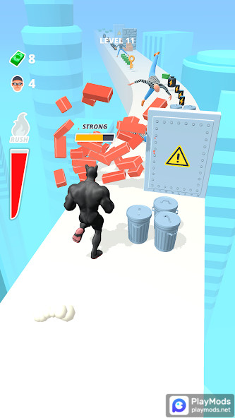 Muscle Rush - Smash Running Game(Unlimited Money) screenshot image 4_playmods.games