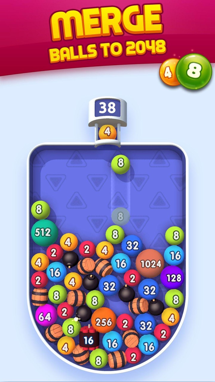 Bubble Buster 2048_playmods.games