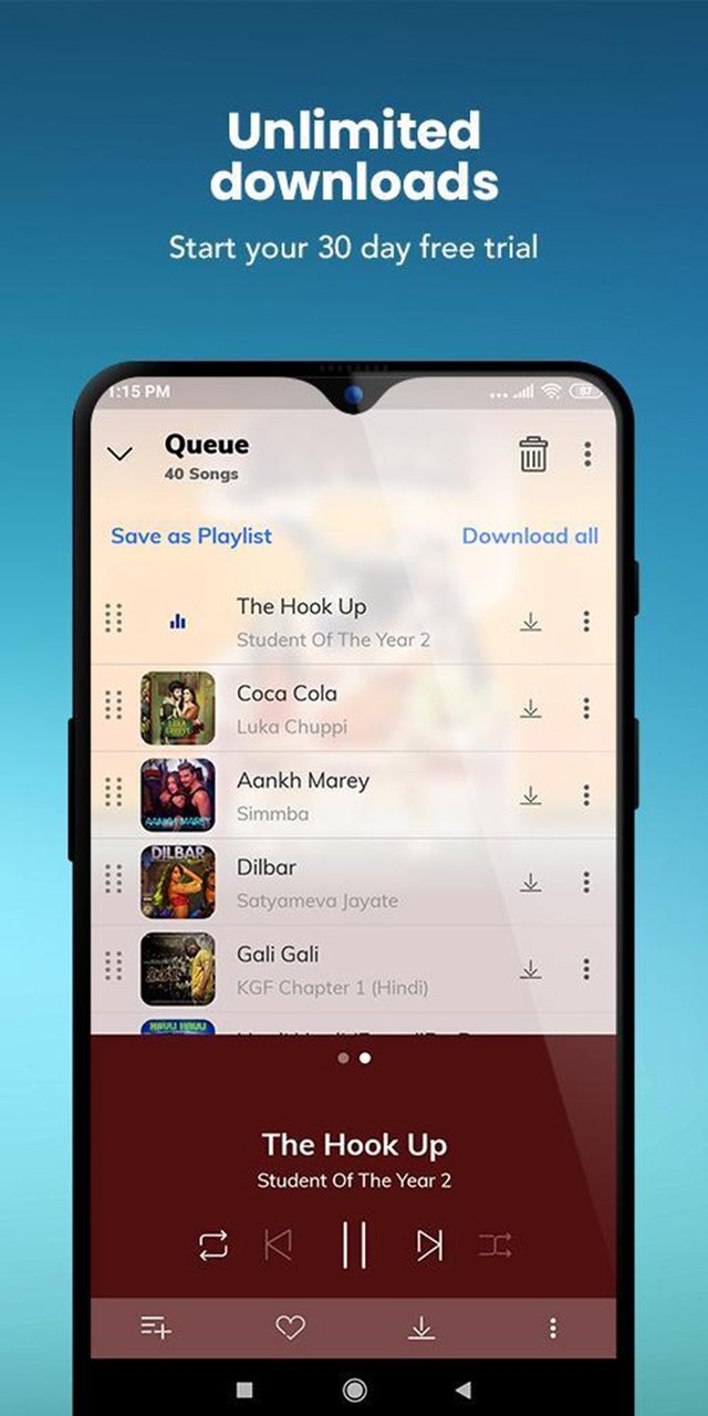 Hungama Music(Unlocked) screenshot image 5