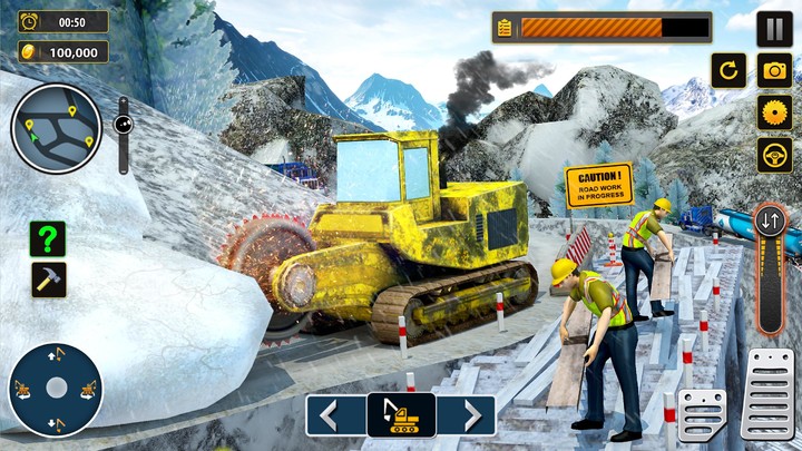 Snow Offroad Construction Game_playmods.games