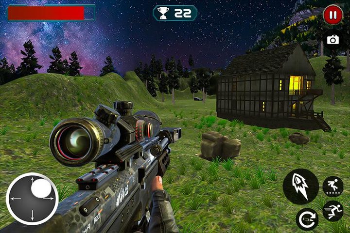 Jungle Warrior Sniper Action_playmods.games