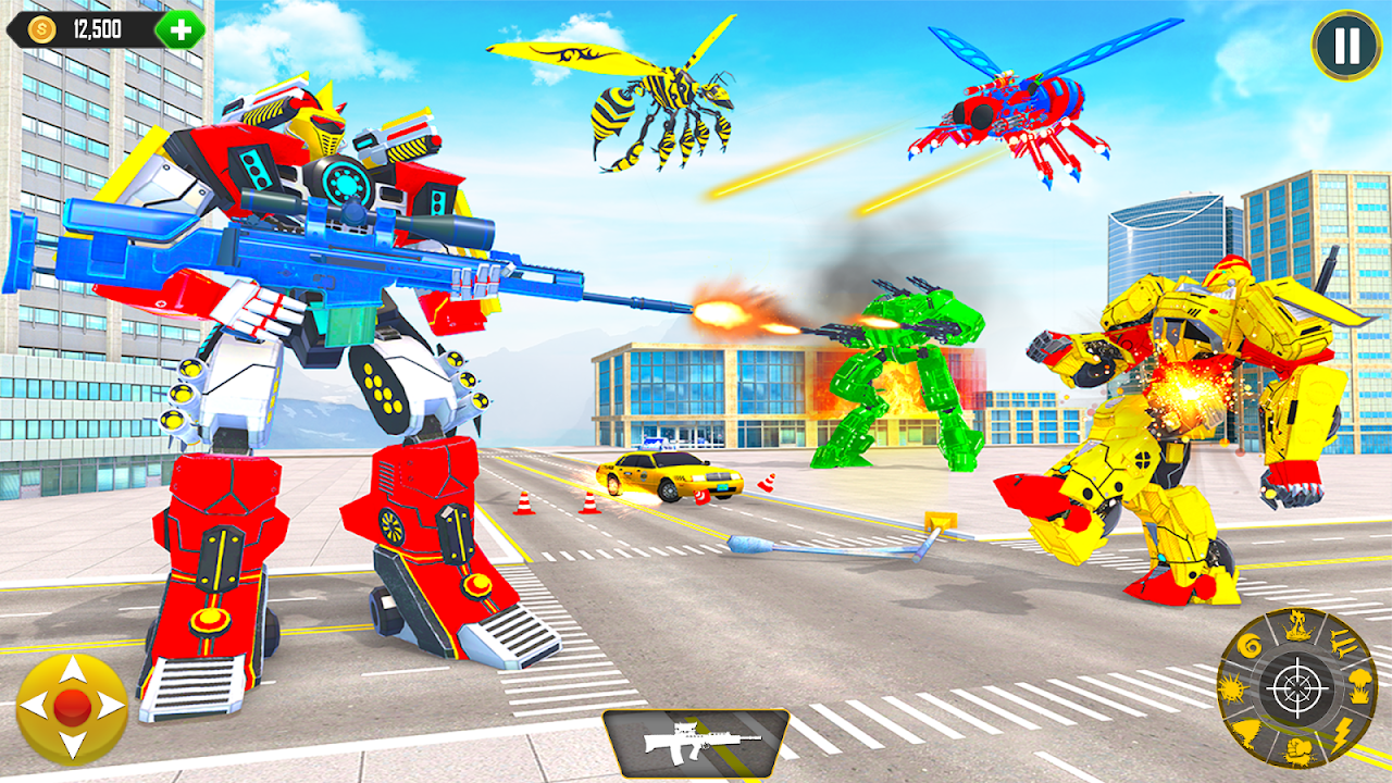 Flying Bee Robot Car Transform