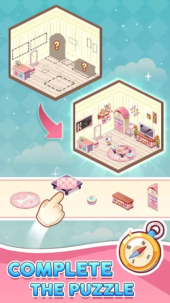Kawaii Puzzle Kawaii Pocket World 2D(Unlimited Tips) screenshot image 3_modkill.com