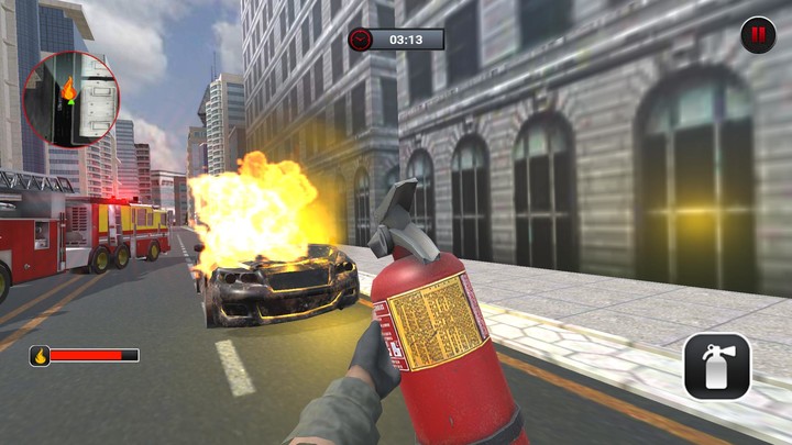 City Rescue Fire Truck Games Ảnh chụp màn hình trò chơi