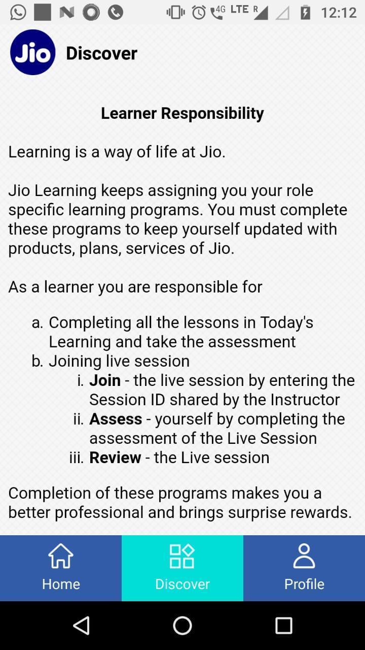 Jio Partner Training