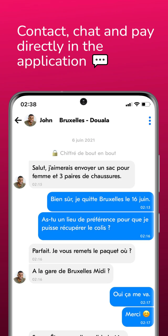We chat apps in Douala