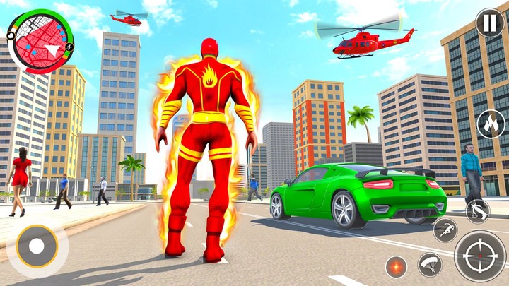 Fire Hero Robot Rescue Mission Ảnh chụp màn hình trò chơi