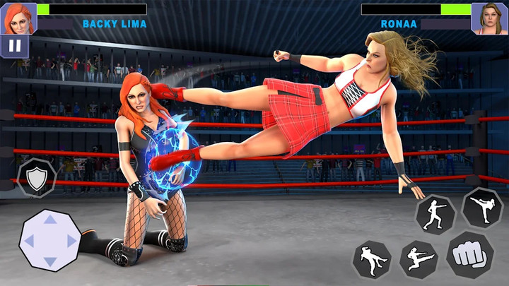 Bad Women Wrestling Game(tiền không giới hạn) screenshot image 1 Ảnh chụp màn hình trò chơi