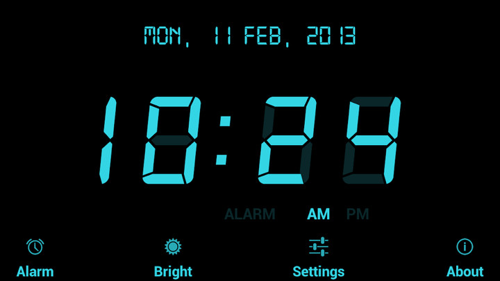 Digital Alarm Clock(Được trả tiền miễn phí) screenshot image 4 Ảnh chụp màn hình trò chơi