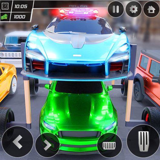 Elevated Police Car Game-Elevated Police Car Game