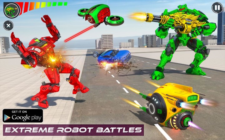 Dino Robot Transform: War Game Ảnh chụp màn hình trò chơi