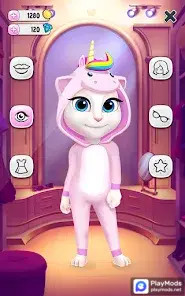 My Talking Angela(Unlimited Money) screenshot image 4_playmod.games