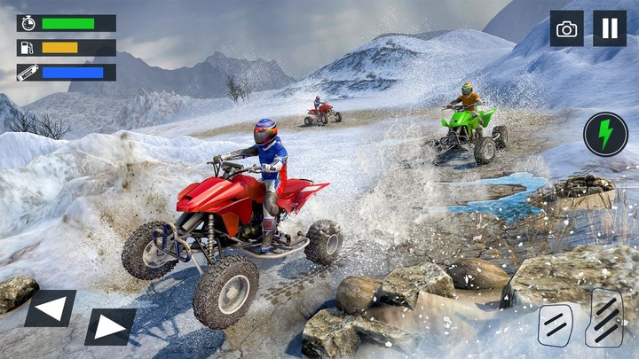 Snow Mountain Quad Bike Racing_playmod.games