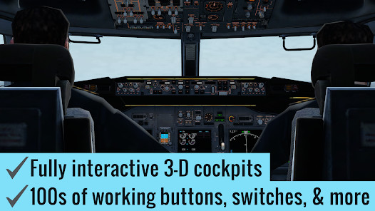 X-Plane Flight Simulator‏(جميع الأوضاع متاحة) screenshot image 2