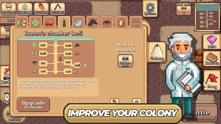 Pocket Ants: Colony Simulator Ảnh chụp màn hình trò chơi