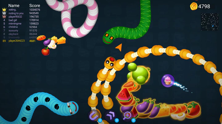 7300 Mod Apk Game Cacing  Latest