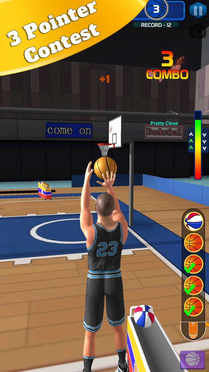Basketball Player Shoot