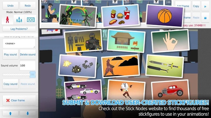 Stick Nodes Pro(Mod) screenshot image 4_playmods.games