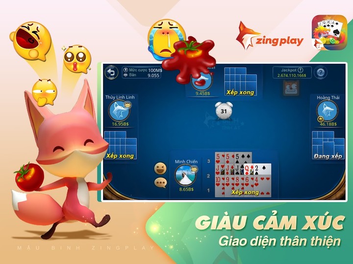 Poker VN ZingPlay ( Mậu Binh)_playmod.games