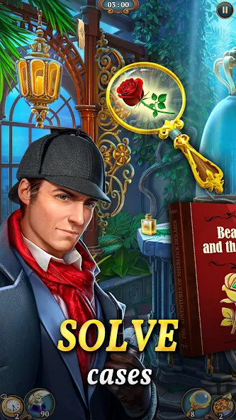 Sherlock: Mystery Hidden Objects & Match-3(No Ads) screenshot image 1_playmods.games