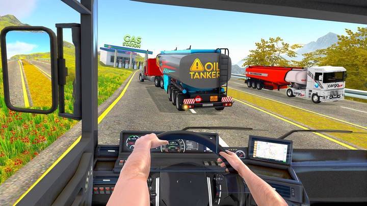Oil Tanker Truck Driving Games Ảnh chụp màn hình trò chơi